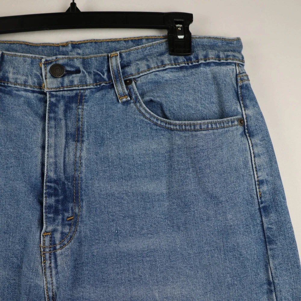 Levis 505 Jeans Mens 36x32 Blue Denim Baggy‎ Fit Straight Leg Medium Wash Pants